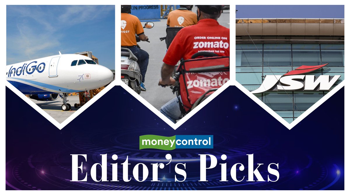 Moneycontrol (@moneycontrolcom) on Twitter photo #EditorsPicks | ✈️ IndiGo soars on strong profits, 🍽️ Zomato & Swiggy may ease cancellation charges, and 🚁 drone stocks are buzzing with investor interest—markets are on the move.
In this edition of Editor’s Picks, <a href="/nalinmehta/">Nalin Mehta</a> breaks down what these trends signal for the market #EditorsPicks | ✈️ IndiGo soars on strong profits, 🍽️ Zomato & Swiggy may ease cancellation charges, and 🚁 drone stocks are buzzing with investor interest—markets are on the move.
In this edition of Editor’s Picks, <a href="/nalinmehta/">Nalin Mehta</a> breaks down what these trends signal for the market