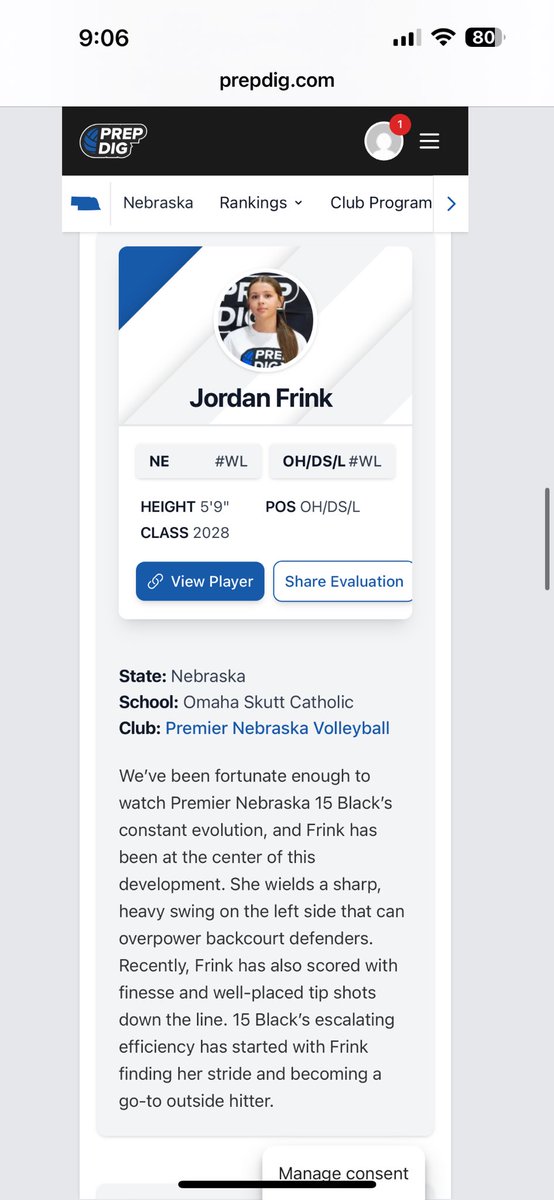 Jordan Frink (@jordan_frink5) on Twitter photo Thank you so much <a href="/KingsleyATK/">Austin Kingsley</a> and <a href="/PrepDig_NE/">Prep Dig Nebraska</a> for the call out! So excited for Nationals! Thank you so much <a href="/KingsleyATK/">Austin Kingsley</a> and <a href="/PrepDig_NE/">Prep Dig Nebraska</a> for the call out! So excited for Nationals!