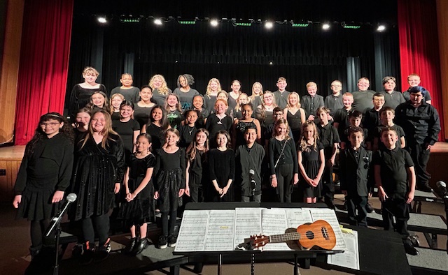 Chorus students at HBE delighted the audience at their spring concert.
