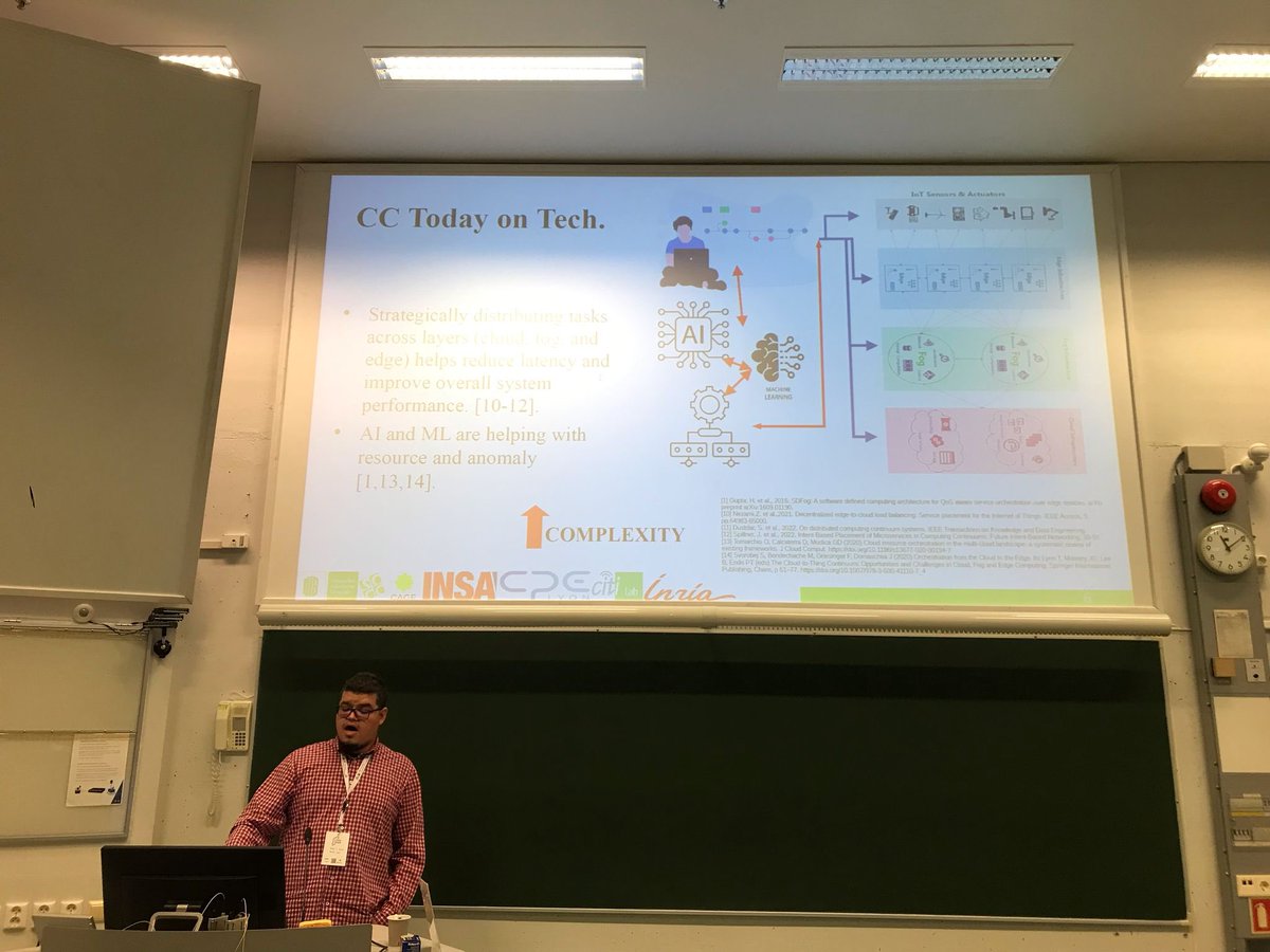 SC3UIS (@sc3uis) on Twitter photo During #CCGrid2025 confence at <a href="/UiTNorgesarktis/">UiT Norges arktiske universitet</a>, phd student <a href="/Sthon12/">Pablo J Rojas Yepes</a> presents “User-Friendly Orchestration Manager Proposal” for Computing Continuum. Contribution co-advised by professors <a href="/flemouel/">Frédéric Le Mouël ⛵️🇫🇷🇲🇽🇨🇳</a> <a href="/ocrozo/">Oscar C.</a> and <a href="/carlosjaimebh/">Carlos Jaime</a> <a href="/insadelyon/">INSA Lyon</a> <a href="/UIS/">UIS</a> <a href="/Inria/">Inria</a> <a href="/citi_lab/">CITI Laboratory</a> <a href="/LIGLab/">LIG</a> <a href="/SC3UIS/">SC3UIS</a> During #CCGrid2025 confence at <a href="/UiTNorgesarktis/">UiT Norges arktiske universitet</a>, phd student <a href="/Sthon12/">Pablo J Rojas Yepes</a> presents “User-Friendly Orchestration Manager Proposal” for Computing Continuum. Contribution co-advised by professors <a href="/flemouel/">Frédéric Le Mouël ⛵️🇫🇷🇲🇽🇨🇳</a> <a href="/ocrozo/">Oscar C.</a> and <a href="/carlosjaimebh/">Carlos Jaime</a> <a href="/insadelyon/">INSA Lyon</a> <a href="/UIS/">UIS</a> <a href="/Inria/">Inria</a> <a href="/citi_lab/">CITI Laboratory</a> <a href="/LIGLab/">LIG</a> <a href="/SC3UIS/">SC3UIS</a>
