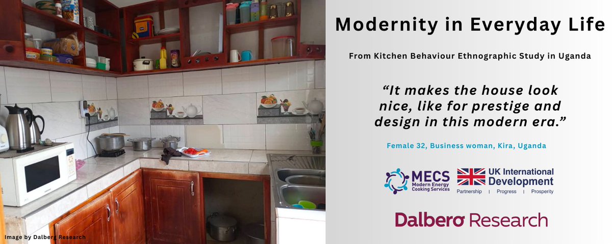 On the topic of "Modernity in Everyday Life" &amp; #electric #cooking #appliances, lets hear from some of the participants of our #Kitchen #Behaviour study in #Uganda.
Also access <a href="/DalbergTweet/">Dalberg</a> Kitchen Behaviour #Ethnographic study here: mecs.org.uk/wp-content/upl…
#eCooking