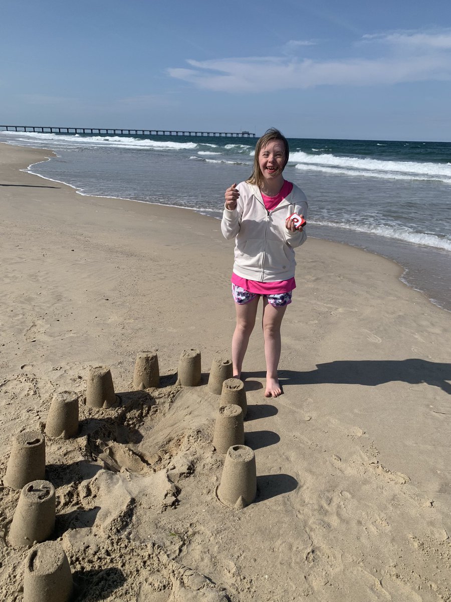Building sandcastles with Chloe on the beautiful OBX beaches - PRICELESS! People like Chloe are often rejected by the world, but she will have a mansion in Heaven &amp; I will clean it 😇 
<a href="/RCamposDuffy/">Rachel Campos-Duffy</a> <a href="/nrlc/">National Right to Life</a> <a href="/WV4Life/">WV for Life</a> <a href="/PAProLifeFed/">PA Pro-Life Fed</a> <a href="/LifeNewsHQ/">LifeNews.com</a> <a href="/FRCdc/">Family Research Council</a> <a href="/SaveDowns/">Save Down Syndrome</a> <a href="/NCRTL/">NC Right to Life</a> <a href="/FondLejeune/">Fondation Jérôme Lejeune</a>