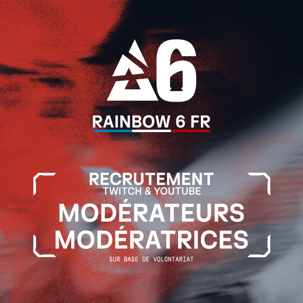 KrO (@wtf_kro) on Twitter photo On recherche des modérateurs & modératrices pour la chaine <a href="/R6esports_FR/">Rainbow Six Esports FR 🇫🇷🥖</a> sur Twitch & Youtube pour les compétitions à venir !
Si tu es majeur(e), que tu souhaites apporter ton aide à maintenir un chat sain, on t'attend ! 😎
📃 Candidature : forms.gle/HsAp7QFTtY6For…
📌Volontariat On recherche des modérateurs & modératrices pour la chaine <a href="/R6esports_FR/">Rainbow Six Esports FR 🇫🇷🥖</a> sur Twitch & Youtube pour les compétitions à venir !
Si tu es majeur(e), que tu souhaites apporter ton aide à maintenir un chat sain, on t'attend ! 😎
📃 Candidature : forms.gle/HsAp7QFTtY6For…
📌Volontariat