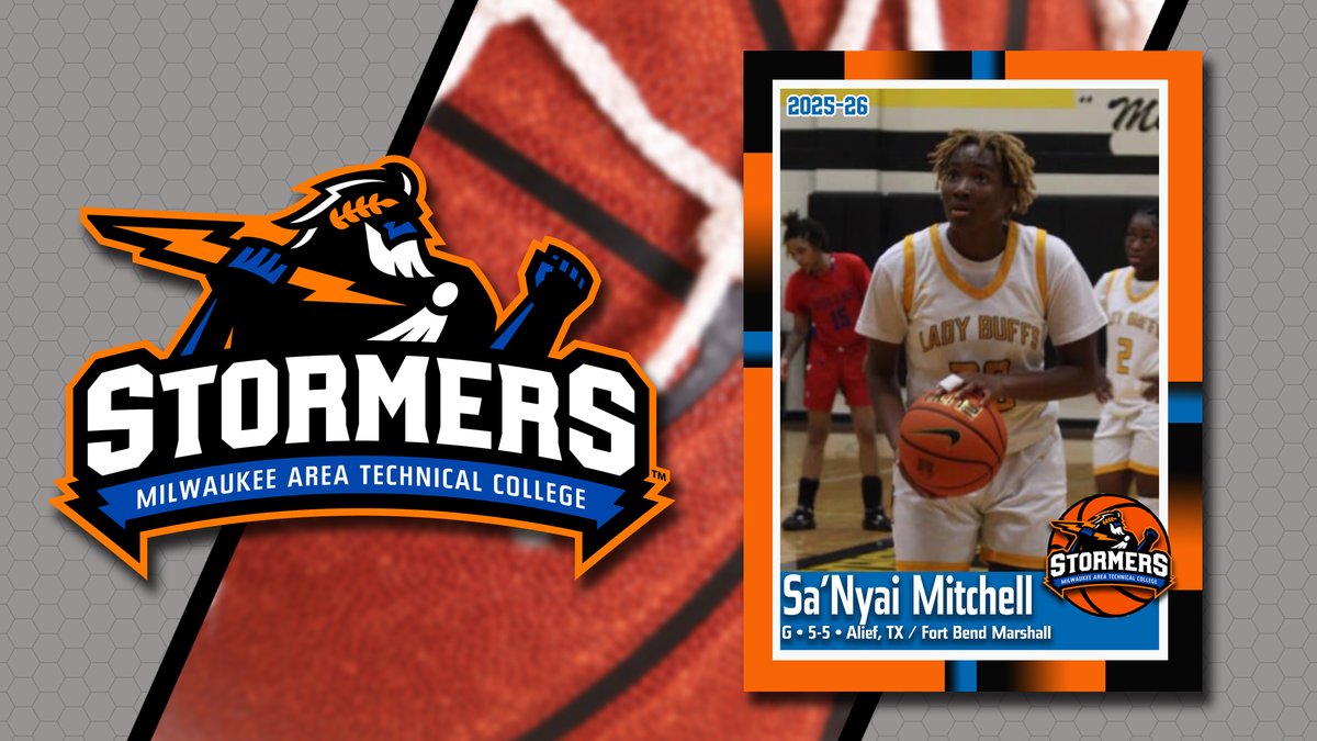 MATC Women’s Basketball Signs Sa’Nyai Mitchell 

Full Story: 
matcstormers.com/news/2025/5/21…