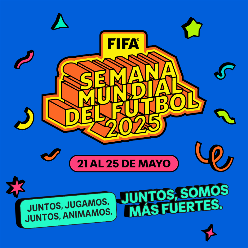 fifacom_es's tweet photo. ¡La #SemanaMundialDelFútbol ha llegado! 🌏 ⚽️

Hoy comienza la #WorldFootballWeek, una semana de festejos para celebrar la capacidad única del fútbol de conectar a personas de todos los lugares, culturas e idiomas.