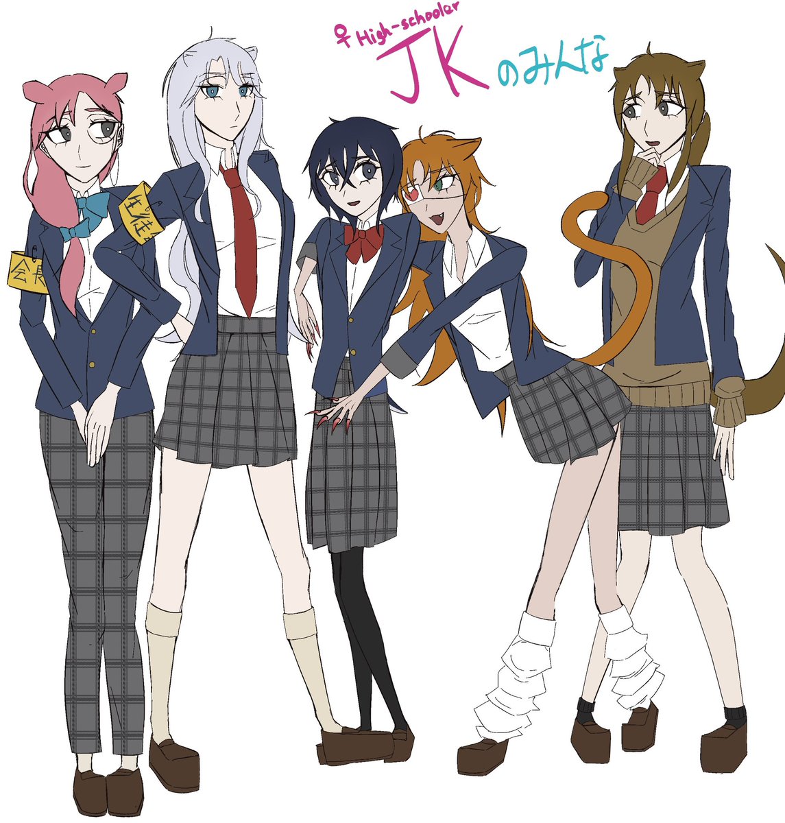 もしも男達がJKになったら
⚠️女体化
・
・
・
・
・
・
・
・
・
・