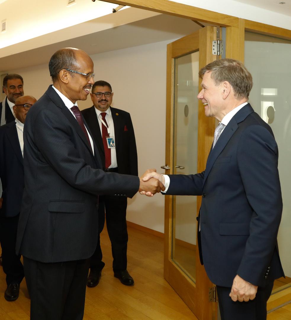 AU Commission Chairperson H.E. <a href="/ymahmoudali/">Mahmoud Ali youssouf</a> had a fruitful engagement with Germany's Federal Minister for Foreign Affairs, Dr. Johann Wadephul, during the 3rd EU-AU Ministerial Meeting in Brussels. Their discussion centered on deepening AU-Germany ties, emphasizing collaborative