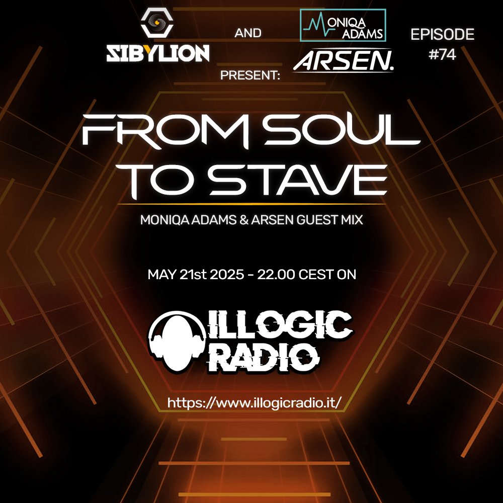 Sibylion (@sibylionmusic) on Twitter photo Today on <a href="/IllogicRadio/">illogic radio</a> , <a href="/moniqaadams/">moniqaadams</a> and Arsen. will follow their radio show with the guest mix for my one! Catch them later! π₯π
illogicradio.it
#trancefamily #guestmix #djset #sibylion #fromsoultostave #trance Today on <a href="/IllogicRadio/">illogic radio</a> , <a href="/moniqaadams/">moniqaadams</a> and Arsen. will follow their radio show with the guest mix for my one! Catch them later! π₯π
illogicradio.it
#trancefamily #guestmix #djset #sibylion #fromsoultostave #trance