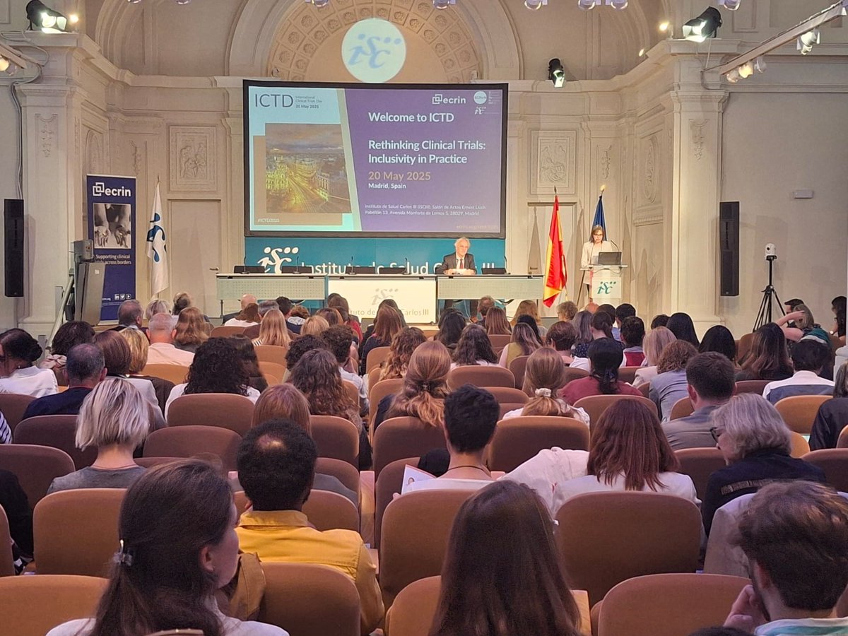 Instituto de Salud Carlos III (ISCIII) (@saludisciii) on Twitter photo 📍 En el marco del Día Internacional del Ensayo Clínico #ICTD2025, el #ISCIII, <a href="/ECRIN_ERIC/">ECRIN</a> y <a href="/SCReN_Platform/">SCReN - Plataforma de Investigación Clínica ISCIII</a> han celebrado un encuentro enfocado en el impulso a la diversidad, la equidad y la inclusión en la investigación clínica.
📰 #NoticiasISCIII ➡️ isciii.es/w/jornada-isci… 📍 En el marco del Día Internacional del Ensayo Clínico #ICTD2025, el #ISCIII, <a href="/ECRIN_ERIC/">ECRIN</a> y <a href="/SCReN_Platform/">SCReN - Plataforma de Investigación Clínica ISCIII</a> han celebrado un encuentro enfocado en el impulso a la diversidad, la equidad y la inclusión en la investigación clínica.
📰 #NoticiasISCIII ➡️ isciii.es/w/jornada-isci…