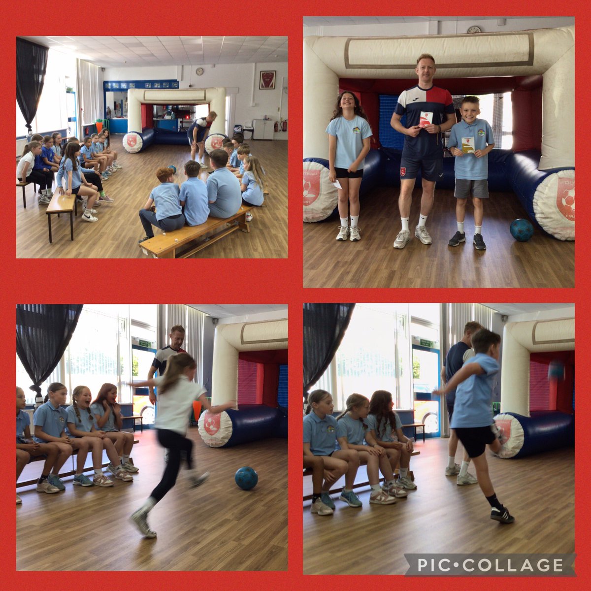 Swiss Valley (@swissvalleycp) on Twitter photo Blwyddyn 4 enjoyed the speed shot challenge this afternoon.
Well done to MM and EL ⚽️⚽️
Diolch yn fawr iawn <a href="/FFootballfirst/">footballfirst</a> Blwyddyn 4 enjoyed the speed shot challenge this afternoon.
Well done to MM and EL ⚽️⚽️
Diolch yn fawr iawn <a href="/FFootballfirst/">footballfirst</a>