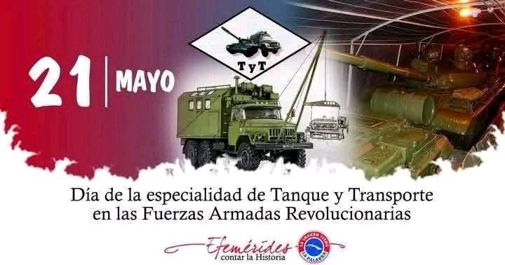 Desde la #BmcJamaica 
Muchas felicidades para todos los miembros de la Especialidad de Tanques y Transportes en las FAR.
 #Cuba 🇨🇺
#DePieYCombatiendo #CubaViveEnSuHistoria #CubaPorLaVida
