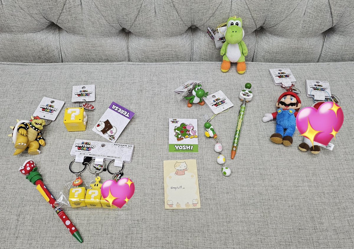mystuff__'s tweet photo. พร้อมส่ง ✨️ Mario Nintendo World 
มีขายเฉพาะ USJ 🇯🇵 
พวงกุญแจ/ปากกา /เข็มกลัด
ราคาตามรูปเลยนะคะ ขอดูรูปเพิ่มเติมได้ค่ะ
📮 + ค่าส่ง 50 บาท
#ตลาดนัดมาริโอ้ #ตลาดนัดmario https://t.co/Xds9zVD3Jq