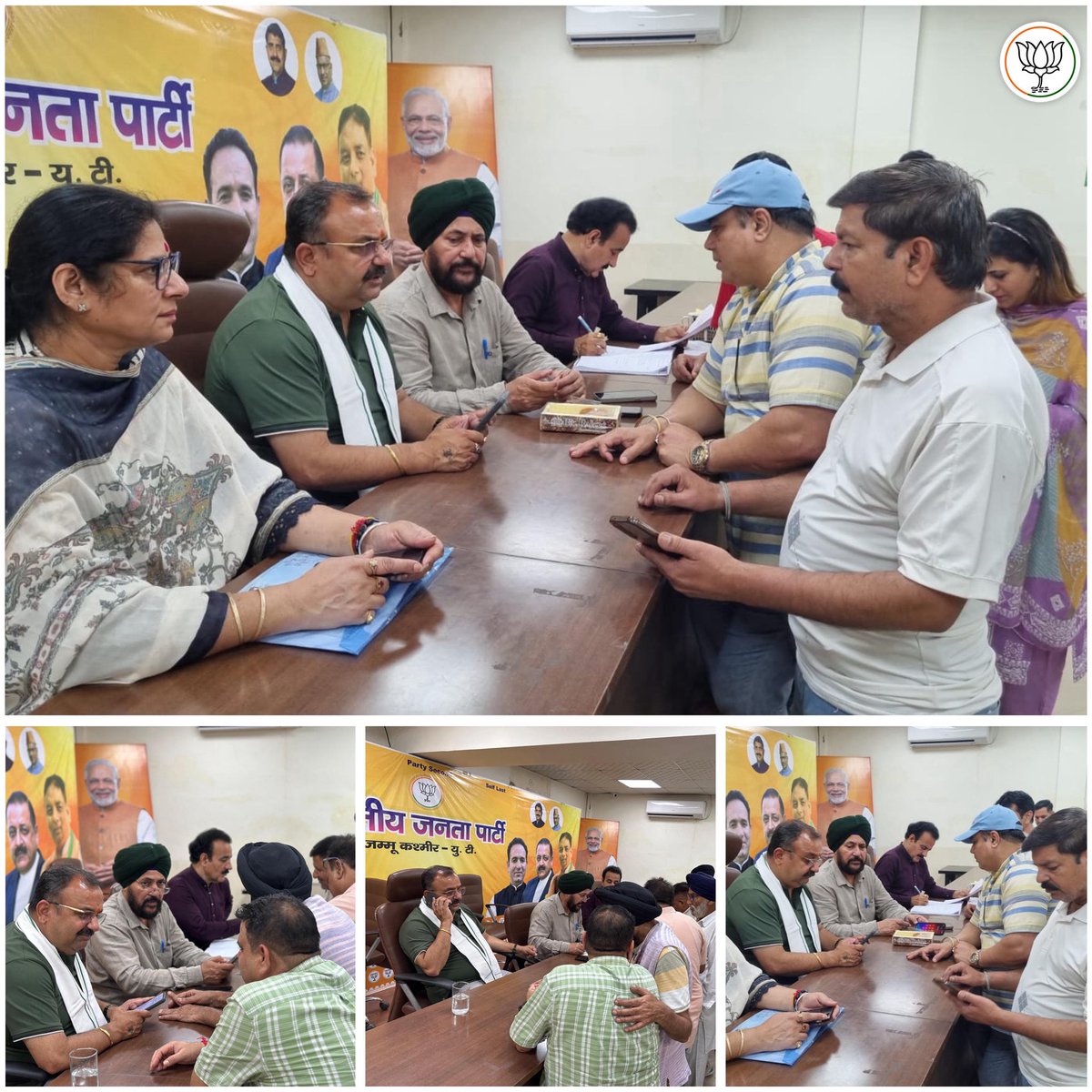 ChVikramR's tweet photo. जनता की सेवा ही हमारा संकल्प है।
आज भाजपा मुख्यालय त्रिकुटा नगर, जम्मू में आयोजित जनता दरबार में आम जनमानस की समस्याएँ सुनीं और यथासंभव समाधान के लिए कार्रवाई सुनिश्चित की।
#PublicDarbar #BJP4Jammu #TrikutaNagar #SevaHiSankalp #VoiceOfThePeople #JammuDevelopment #BJPWithPeople https://t.co/lpiw4N2a9A
