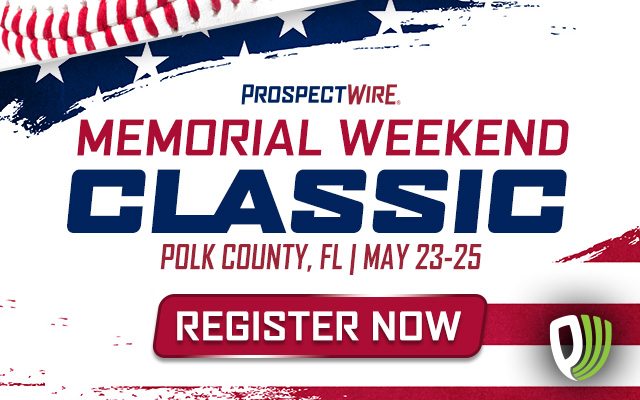 Once again #PWBaseball will kick off the Summer travel baseball season in Polk County with <a href="/VCFSports/">VCFSports</a> for the Memorial Weekend Classic! 

105 Teams Participating
17 Fields Used
College Coaches Attending
Tons of Social Media Coverage

Follow the action via <a href="/AGLBaseball/">AthletesGoLive Baseball</a>