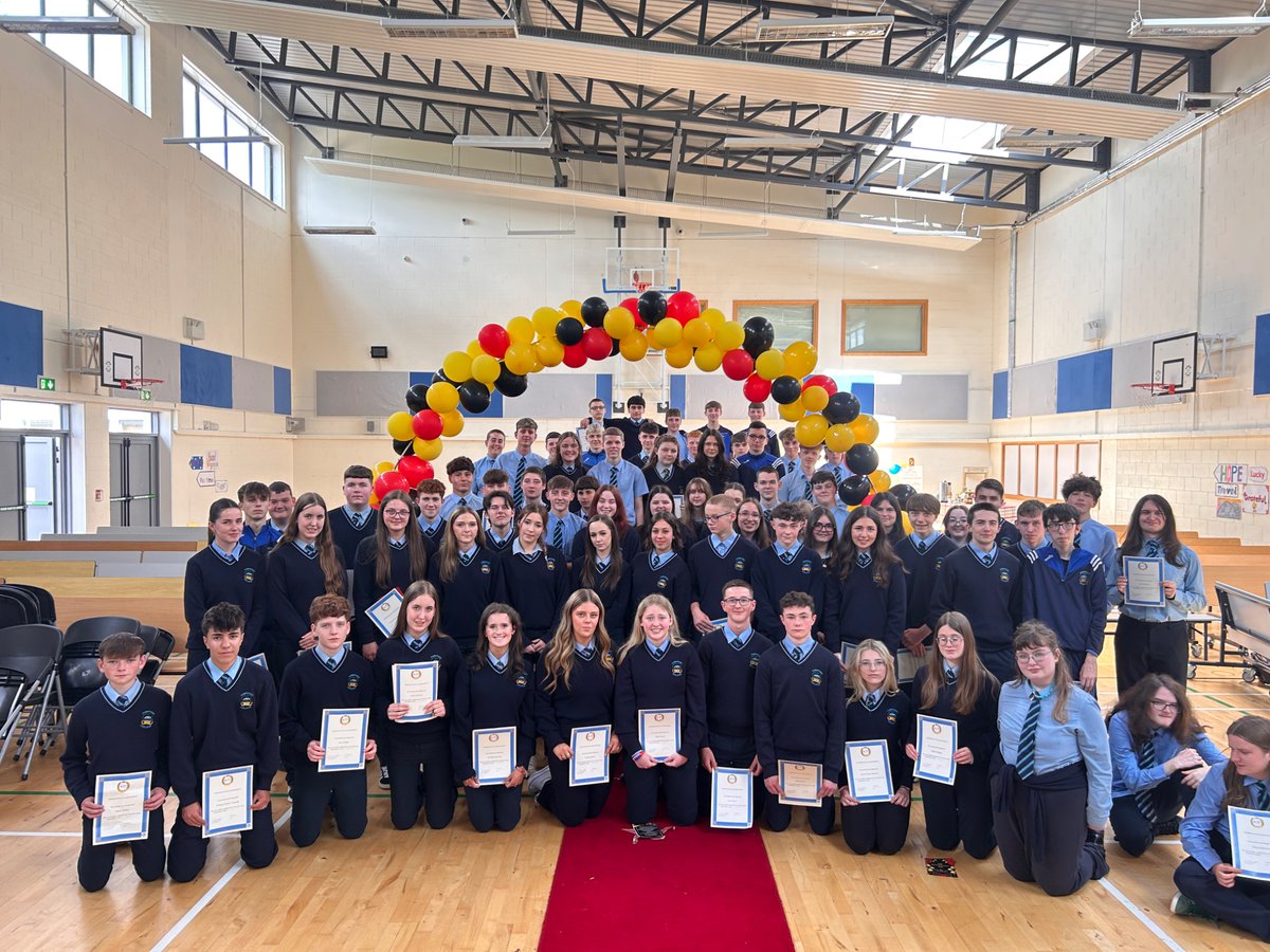 Today we held our TY graduation for 2025. Well done to all the TY students who have been a wonderful group all year and really embraced what TY is about! We hope you all have a lovely summer 🌟