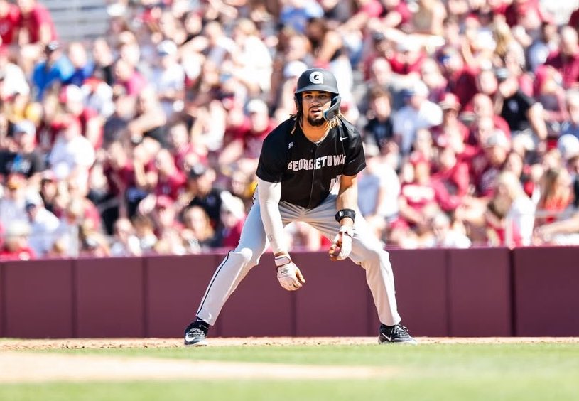 Senior Sendoff Week Continues with DH <a href="/SheffieldJaden/">Jaden Sheffield</a> !! 

Jaden served as the team’s primary Designated Hitter in 2025 playing in 44 games &amp; hitting .256!! Good luck this summer in the <a href="/MLB/">MLB</a> Draft League Jaden! 

#HoyaSaxa | #Team155 | <a href="/GtownBaseball/">Georgetown Baseball</a>