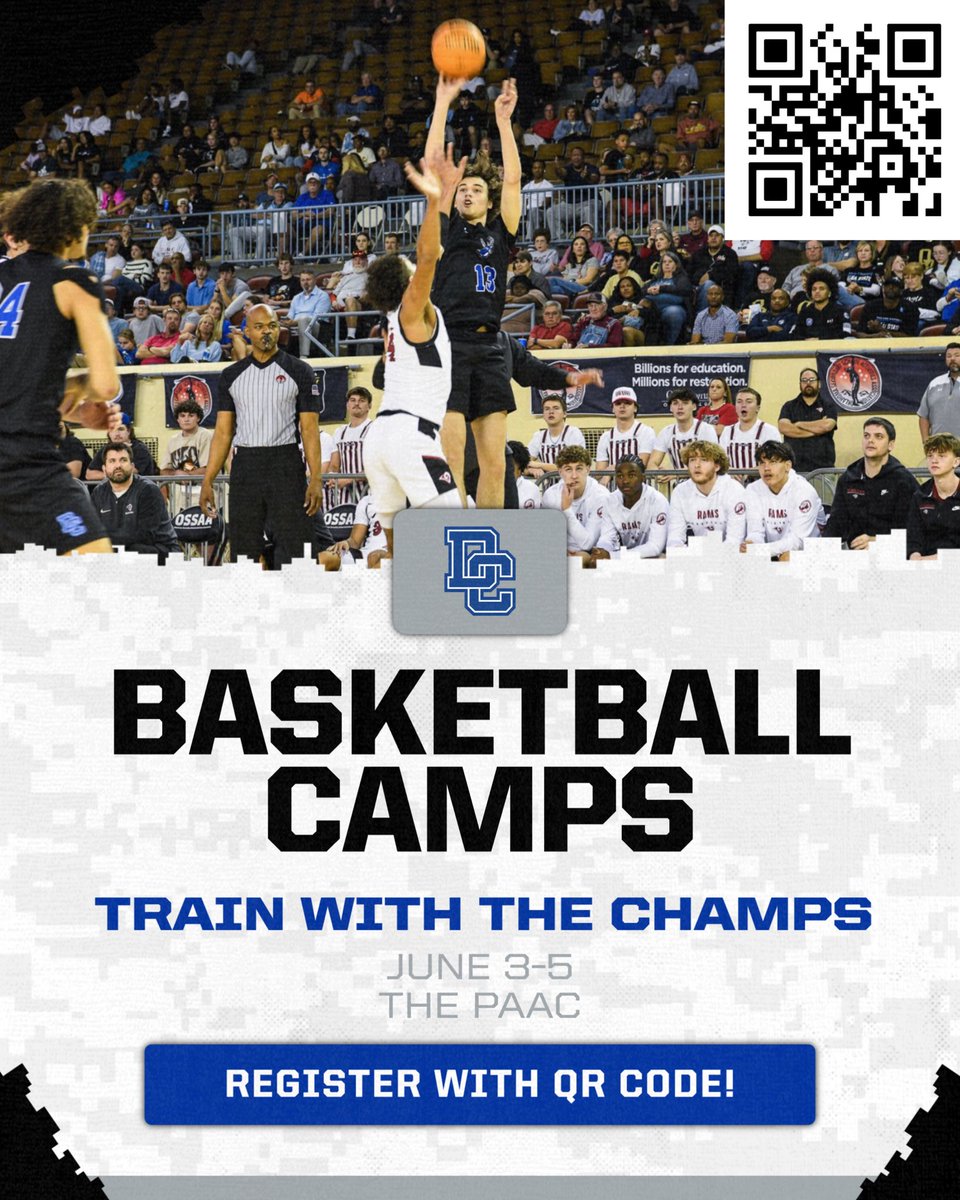 Our summer kids camp is coming up soon! Visit the QR code or link in our bio to signup 🏀