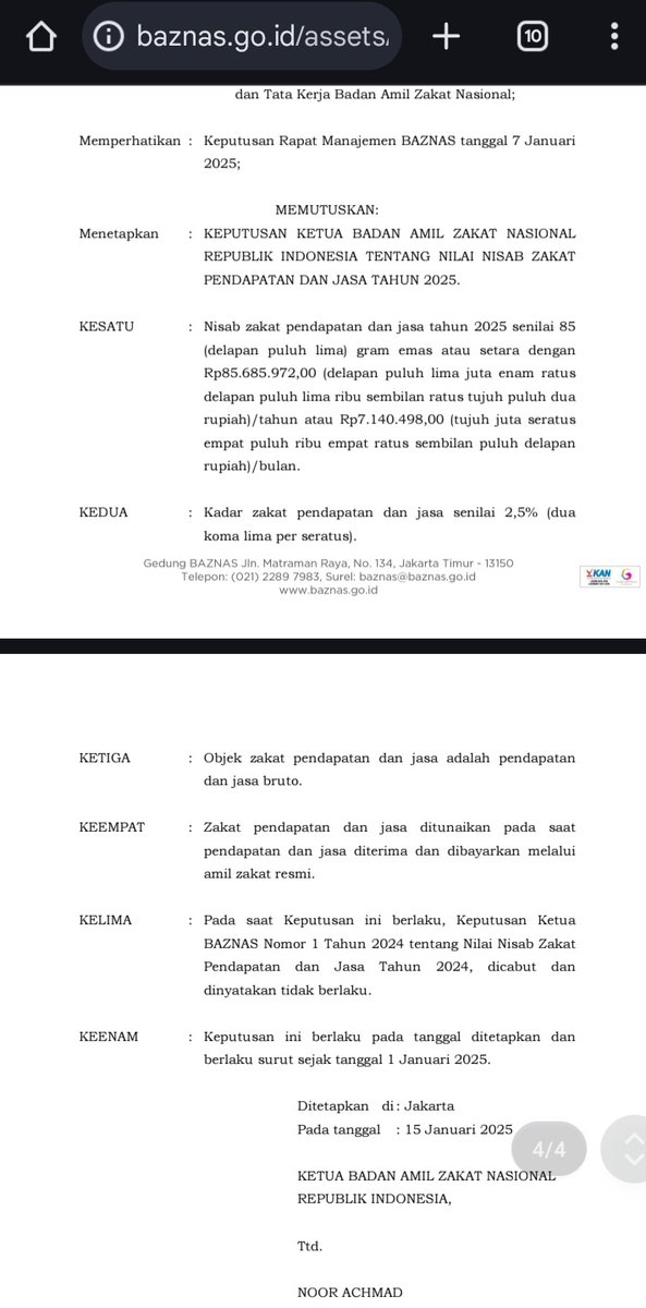 <a href="/pppkguru/">Guru 5 Tahunan</a> Coba lihat KEPUTUSAN KETUA BAZNAS NOMOR 13 TAHUN 2025 TENTANG NILAI NISAB ZAKAT PENDAPATAN DAN JASA TAHUN 2025 yang dipakai untuk nishab, sangat mencengangkan, harga emas yg dipakai entah pakai harga emas yg mana 🤣

Coba bandingkan dengan LAZISMU