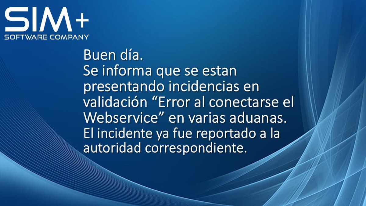 AppSimplus's tweet photo. Incidencias en Validación "Error al conectarse al Webservisce" https://t.co/H9jrOCpA3C