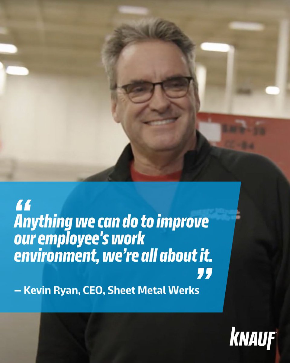 For Chicago-based HVAC fabricator Sheet Metal Werks, choosing the right materials isn’t just about performance—it’s about protecting their people. 

That’s why they use formaldehyde-free, low-VOC insulation from Knauf. Find out more: bit.ly/4391RYO
