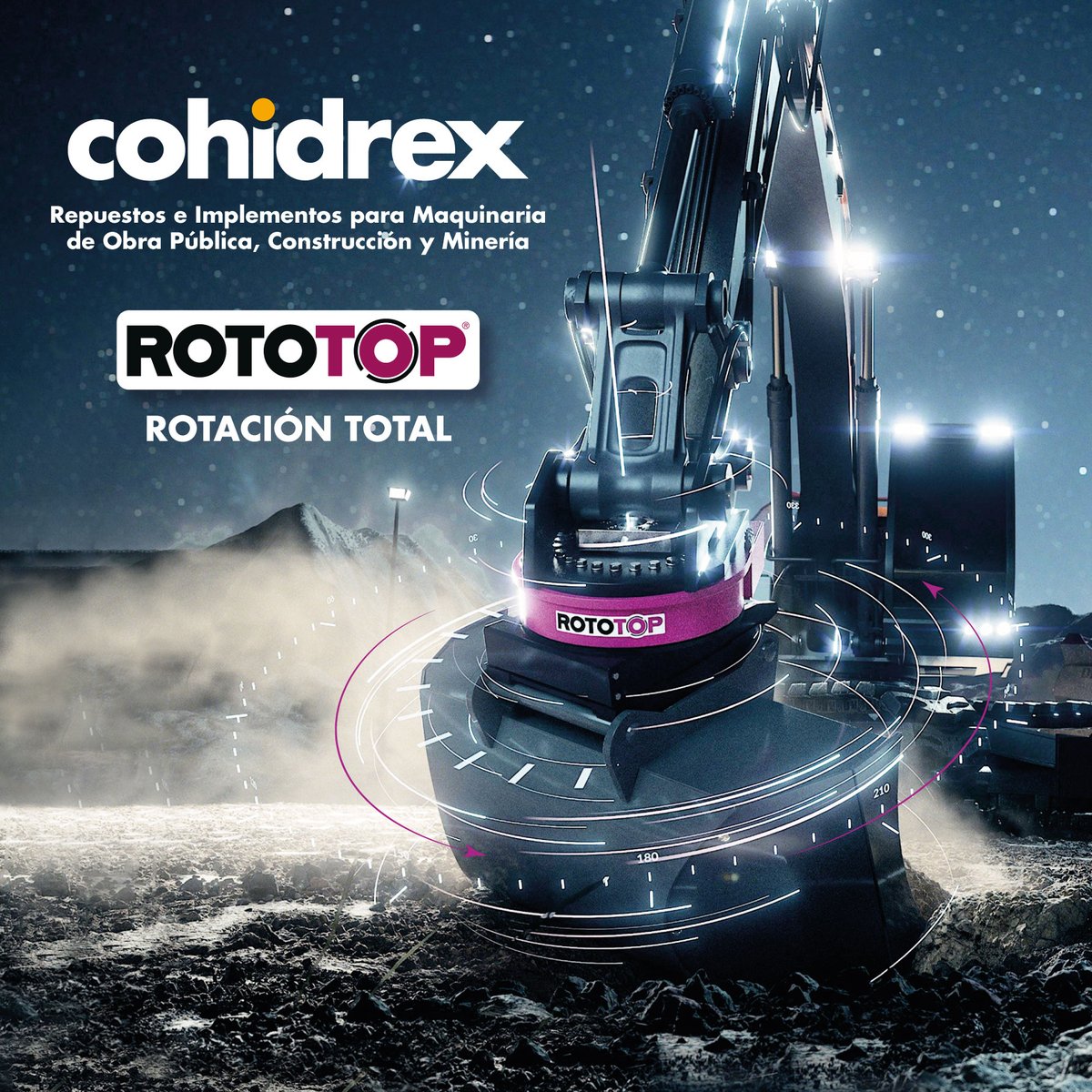cohidrex's tweet photo. ๐ง ยกDescubre el #ROTOTOP en acciรณn!
๐ 5 de junio ยท Granada
๐ Jornada de puertas abiertas de ITT CM93 con los รบltimos modelos de excavadoras #CASE CE.
๐ ROTOTOP: rotaciรณn total y eficiencia.
๐ฒ ยกRegรญstrate! https://t.co/mqdKC3Eo6z
.
.
.
#CompromisoCohidrex #CommittedToYou https://t.co/pVYPtqftpa