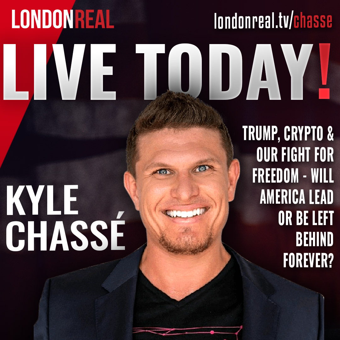 LIVE TODAY 🔴 https://t.co/DKiNLrUsCu 👀 Kyle Chassé - Trump, Crypto & Our  Fight for Freedom: Will America Lead Or Be Left Behind Forever?  @kyle_chasse #trump #bitcoin #usa