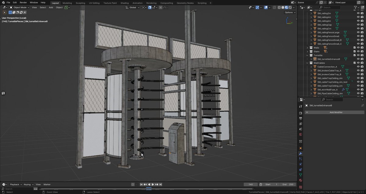 b1mod_'s tweet photo. After a lot of trial and error planning trim textures for general props, I ended up using the 45º bevel technique to fake bevels on hard edges — and it’s amazing how convincing the illusion is. #gameart #texturing #environmentart #unrealengine https://t.co/6qzx1V5xj9