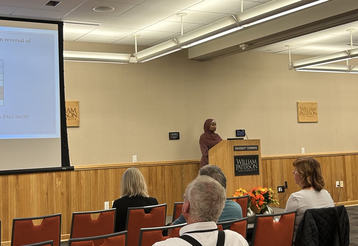 Healey Lab (@healeylab_wpu) on Twitter photo Undergrad (soon to be graduate) student <a href="/ZubayedaU/">Zubayeda Uddin</a> presented her Honor’s thesis on antifungal resistance <a href="/wpunj_edu/">William Paterson University</a> Undergraduate Research Symposium (1st place poster award winner!) and at the spring symposium of NJ’s branch of <a href="/ASMicrobiology/">ASM</a>. She also gave 2 talks at our univ. Undergrad (soon to be graduate) student <a href="/ZubayedaU/">Zubayeda Uddin</a> presented her Honor’s thesis on antifungal resistance <a href="/wpunj_edu/">William Paterson University</a> Undergraduate Research Symposium (1st place poster award winner!) and at the spring symposium of NJ’s branch of <a href="/ASMicrobiology/">ASM</a>. She also gave 2 talks at our univ.