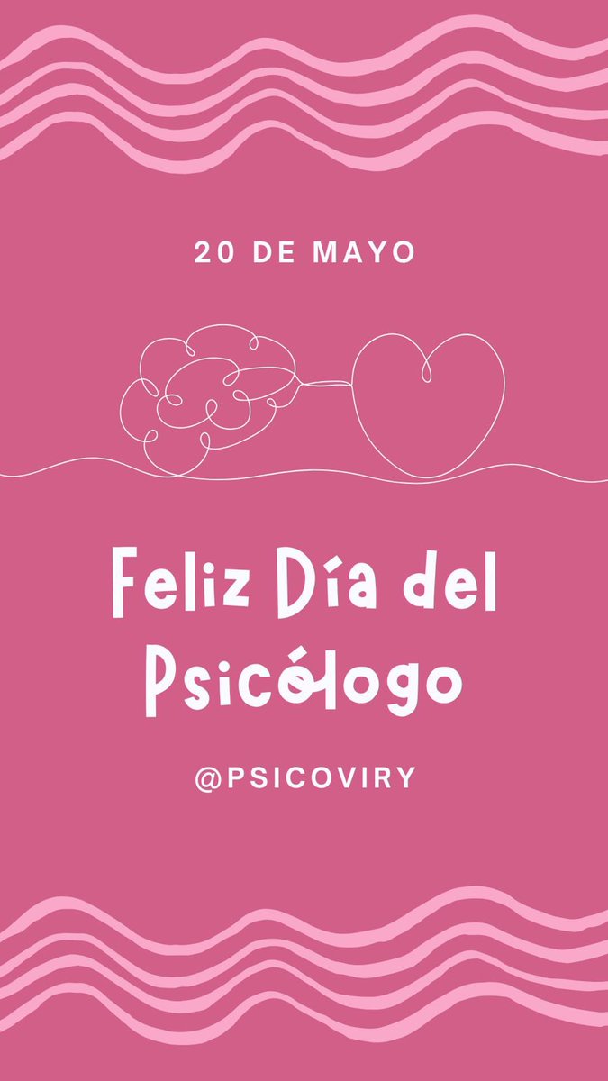 psicoviry's tweet photo. Feliz día del psicólogo #DiaDelPsicologo https://t.co/32vNi6dUW6