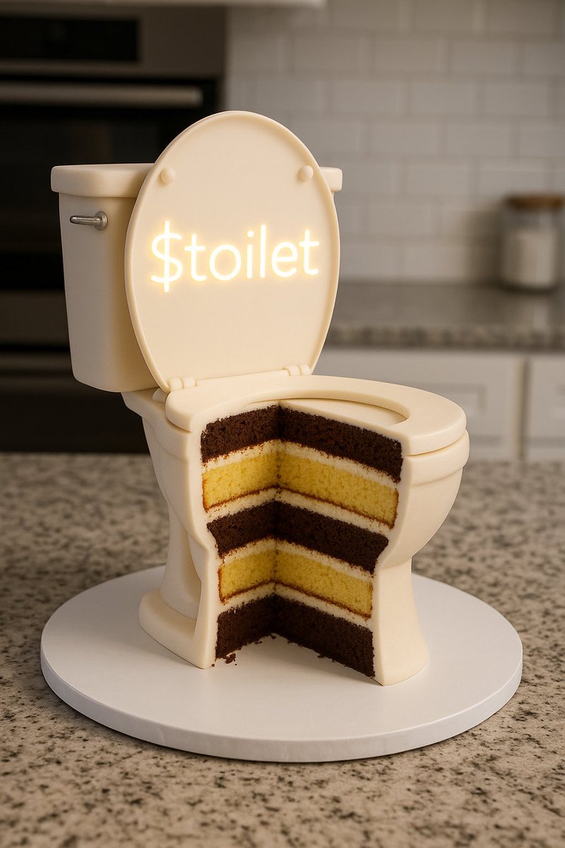 ArthurToscano88's tweet image. They said you can’t have your cake and eat it too… 

but with $TOILET cake, you can buy Toilet and eat it too — just remember, what goes in one way… flushes out the other. Full cycle. #LFF

A cake for @AriBernsteinMD