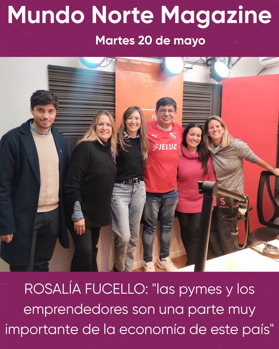 ROSALÍA FUCELLO: "las pymes y los emprendedores son una parte muy importante de la economía de este país"
mundonorte.com.ar/2025/05/rosali…

#mundonortemagazine #RosalíaFucello #emprendedores #EntrevistaExclusiva #RadioSimphony #mundonorte

<a href="/fmsimpho/">Radio Simphony 91.3</a> <a href="/rosaliafucello/">Rosalia Fucello 🇦🇷</a> <a href="/RomanReynosoTW/">𝗥𝗼𝗺𝗮𝗻 𝗥𝗲𝘆𝗻𝗼𝘀𝗼</a>