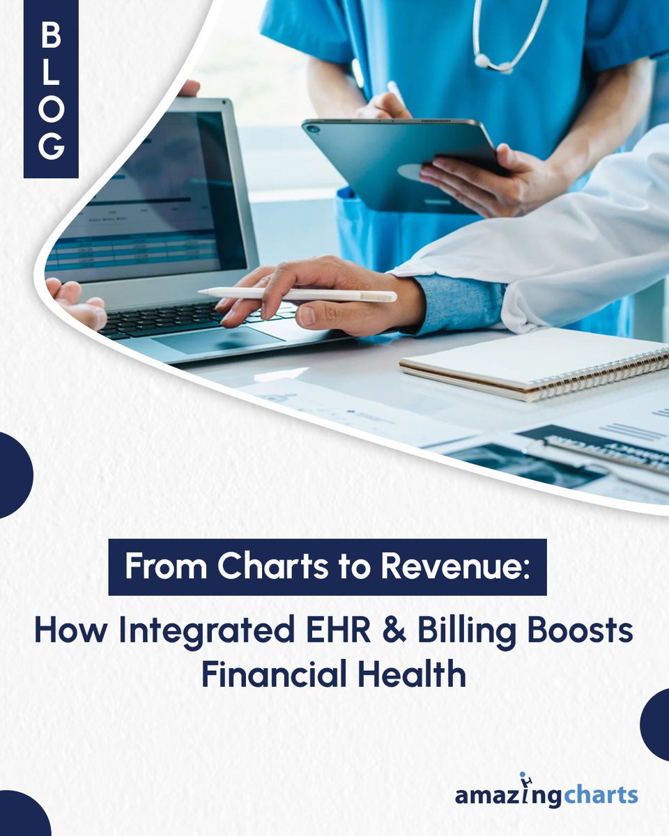 See how integrated EHR and billing can transform your practice’s financial health! 
Discover the 5 key benefits that help you work smarter, file cleaner claims, and boost revenue. 💡💰
👉 Read the full blog: hubs.ly/Q03nwNm40

#MedicalBilling #EHR #PracticeManagement