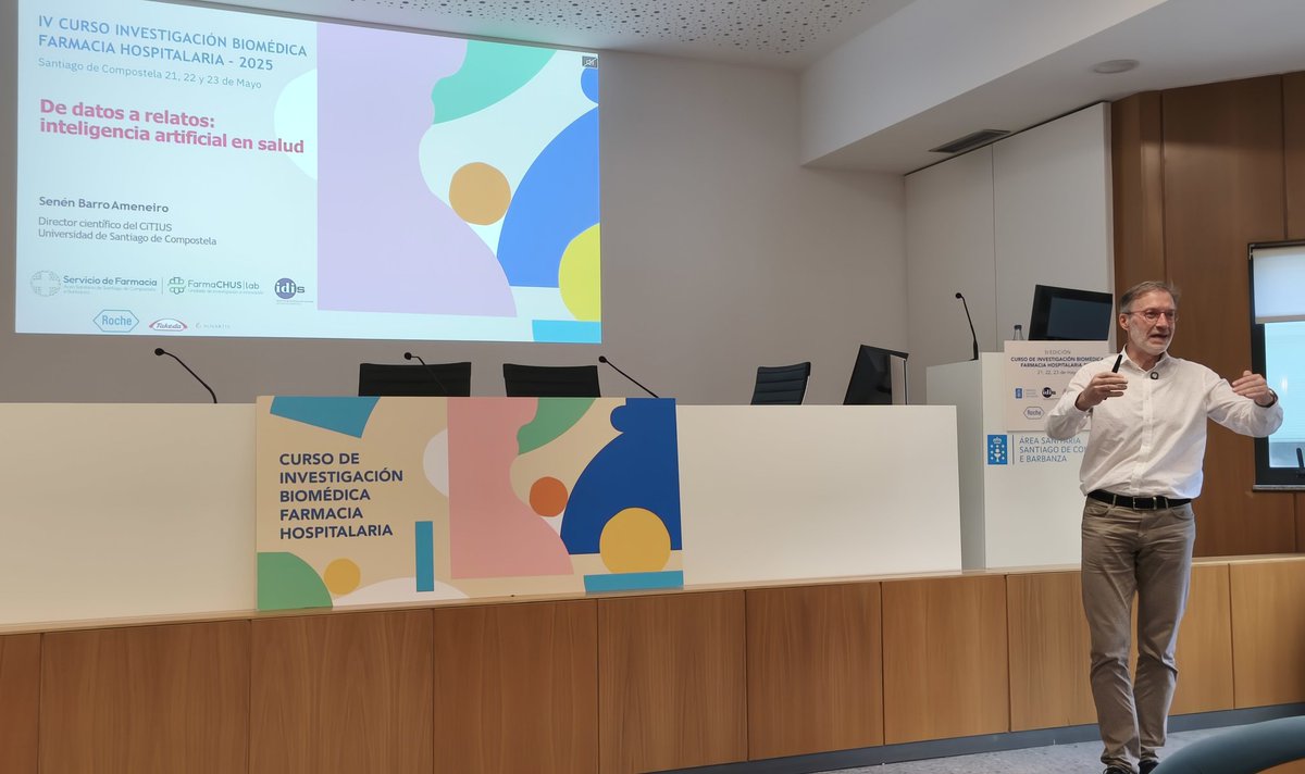 🤖Inteligencia Artificial en Salud con Senén Barro Ameneiro 
<a href="/SenenBarro/">Senén Barro Ameneiro</a> Dir. Científico de <a href="/citiususc/">CiTIUS</a>
 #IASalud #InteligenciaArtificial #IBFH25