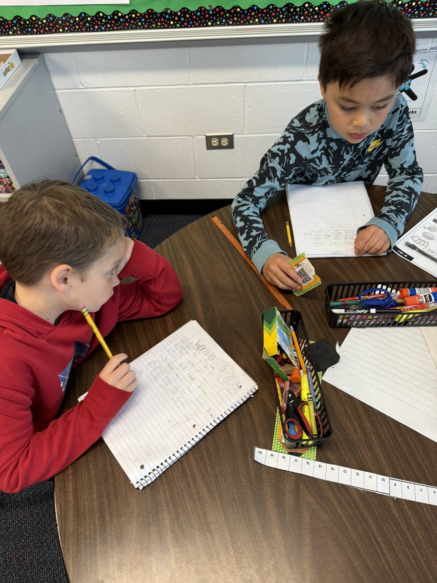 Writing facts they learned!