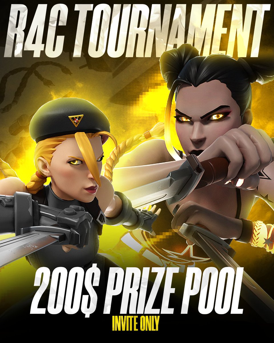 R4C Esport (@r4c_esport) on Twitter photo R4C Tournament Duos ! $200 ๐
๐ June 1st at 6 P.M
- 2 Build games & 2 ZB games
- 1 lobby
To participate:
๐ Like โค๏ธ & repost โป๏ธ
๐ Follow <a href="/R4C_Esport/">R4C Esport</a>
๐ Tag your mate
๐Those who will be invited, we will contact them in Dm
All the details here: discord.gg/mM3z7R5S R4C Tournament Duos ! $200 ๐
๐ June 1st at 6 P.M
- 2 Build games & 2 ZB games
- 1 lobby
To participate:
๐ Like โค๏ธ & repost โป๏ธ
๐ Follow <a href="/R4C_Esport/">R4C Esport</a>
๐ Tag your mate
๐Those who will be invited, we will contact them in Dm
All the details here: discord.gg/mM3z7R5S