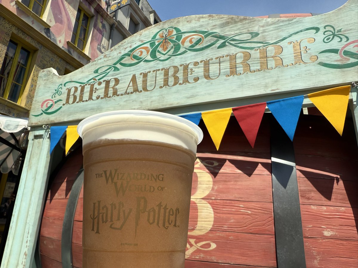 Does French Butterbeer taste more sophisticated? #EpicUniverse <a href="/UniversalORL/">Universal Orlando Resort</a>