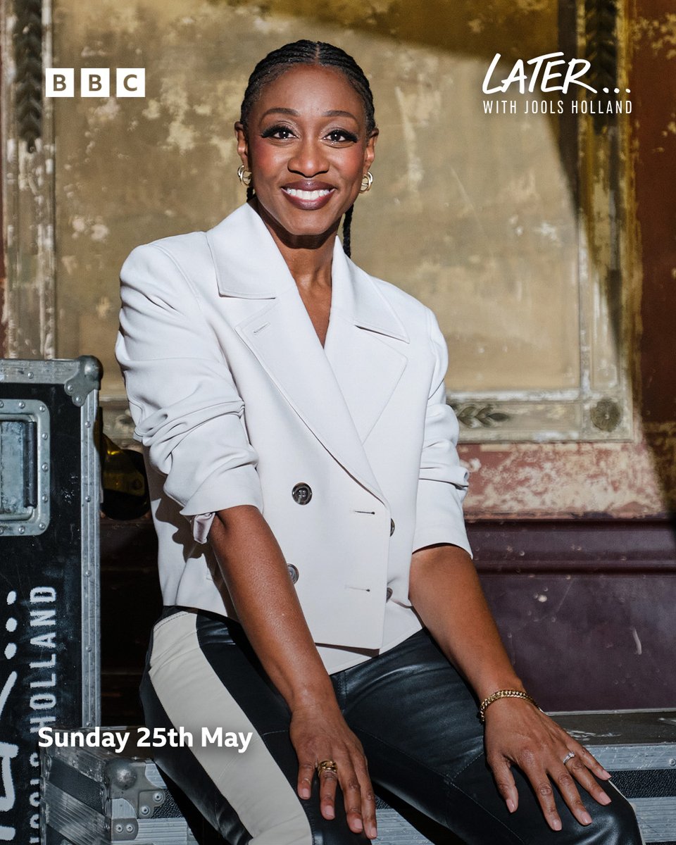 Later...with Jools Holland on BBC Two (@bbclater) on Twitter photo Alongside the performing line-up, Jools is also joined by legendary Frankie Goes To Hollywood frontman <a href="/TheHollyJohnson/">Holly Johnson</a> and the remarkable singer, turned actress <a href="/Beverleyknight/">Beverley Knight💙</a> ✨
Tune in this Sunday on <a href="/BBCTwo/">BBC Two</a> & <a href="/BBCiPlayer/">BBC iPlayer</a> at 10pm 📺 Alongside the performing line-up, Jools is also joined by legendary Frankie Goes To Hollywood frontman <a href="/TheHollyJohnson/">Holly Johnson</a> and the remarkable singer, turned actress <a href="/Beverleyknight/">Beverley Knight💙</a> ✨
Tune in this Sunday on <a href="/BBCTwo/">BBC Two</a> & <a href="/BBCiPlayer/">BBC iPlayer</a> at 10pm 📺