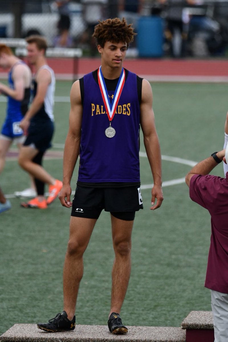 2nd place in the 100m dash at the Colonial League Track Meet. Time of 10.90