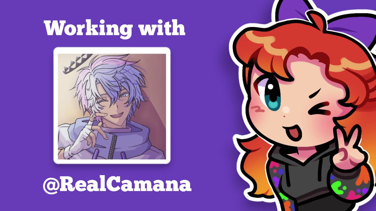 I haven't announced this yet but I'm officially working with <a href="/RealCamana/">RealCamana</a> on event stuff💜

Can't wait to see who gets picked and who else I might be working with! 🎉Good luck!