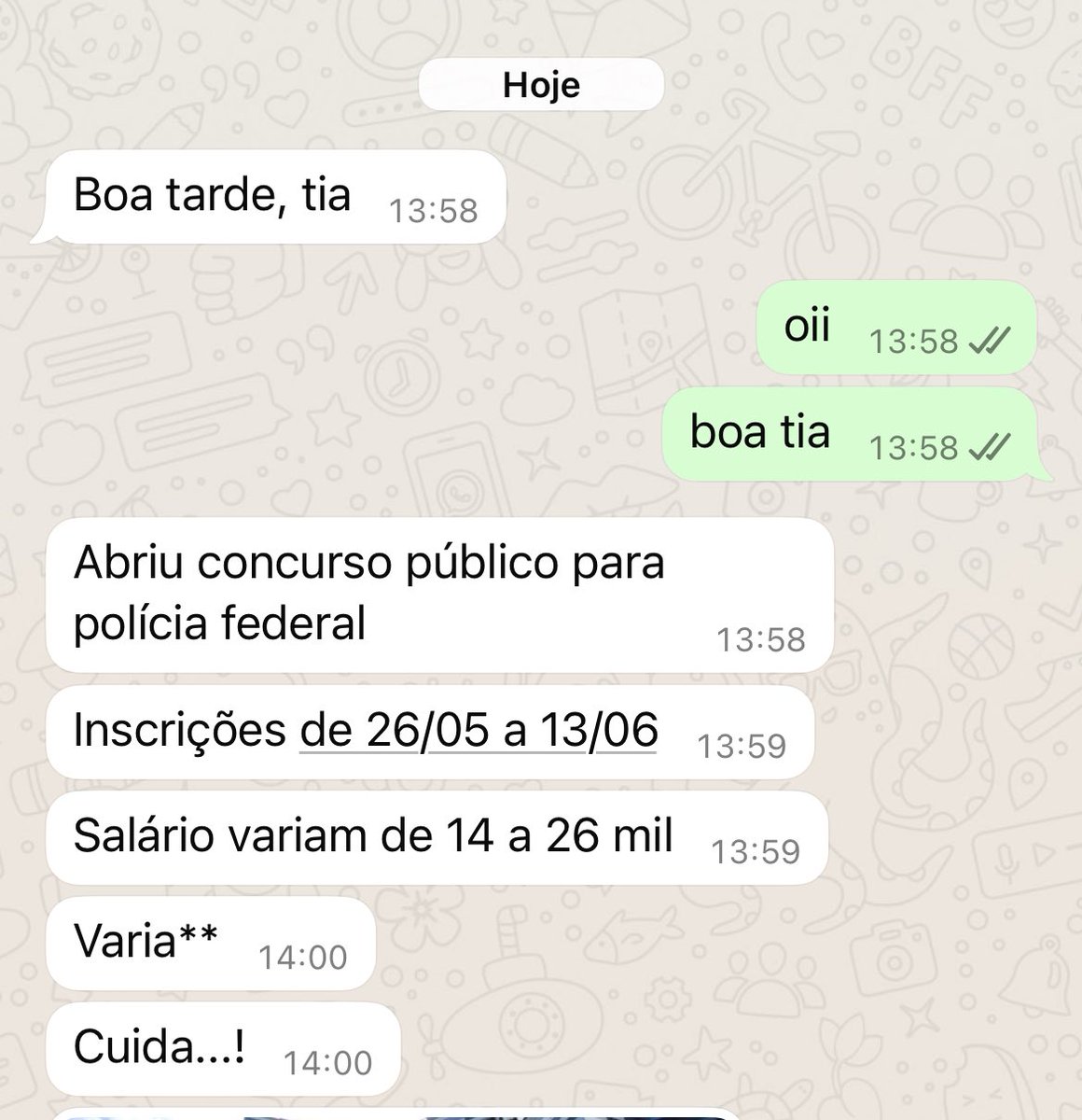 Por aqui já aconteceu.