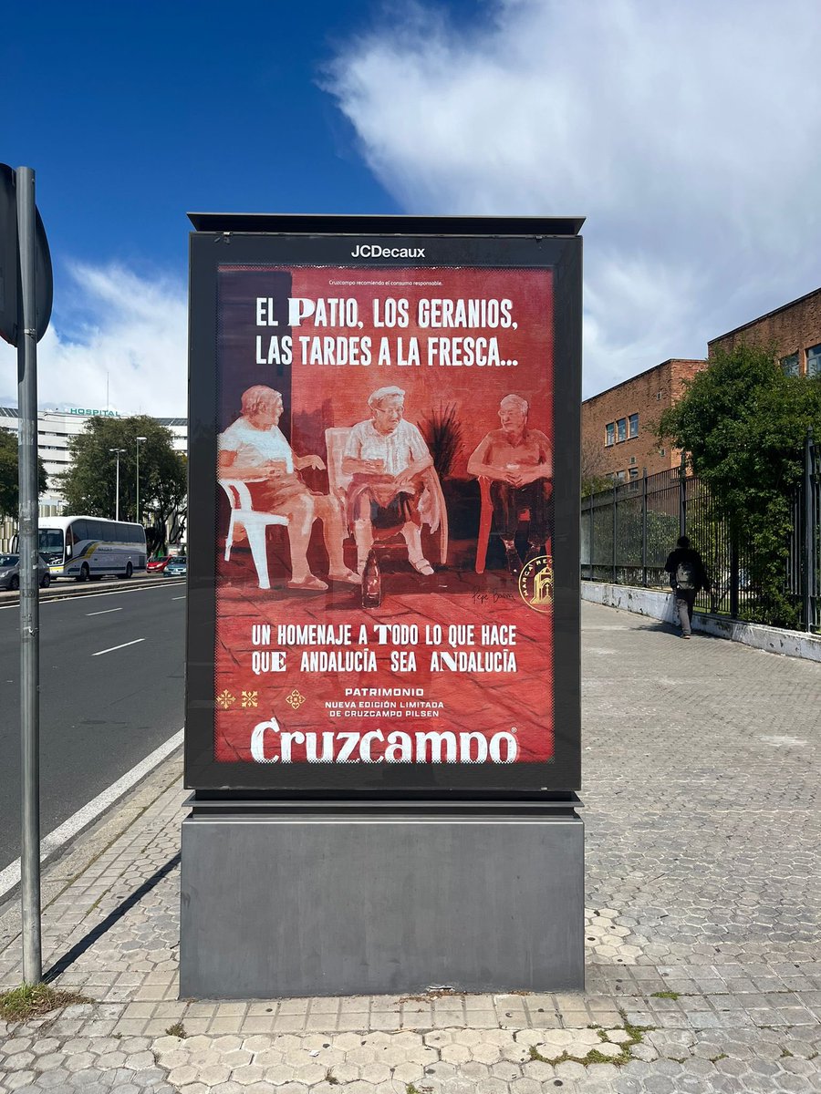 pepebaenanieto's tweet photo. A la fresca , uno de los cuadros realizado para @Cruzcampo https://t.co/cyNDfxmZyZ