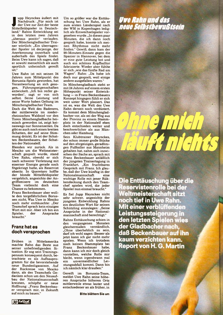 kicker_fuma's tweet photo. "Uwe Rahn - Ohne mich läuft nichts"
(Aus: Fuma Dezember 1986)
#rahn #bmg #waldhof #effzeh #hertha #sge #urawa #dfb #botd #happybirthday https://t.co/TGqtvJJbdi