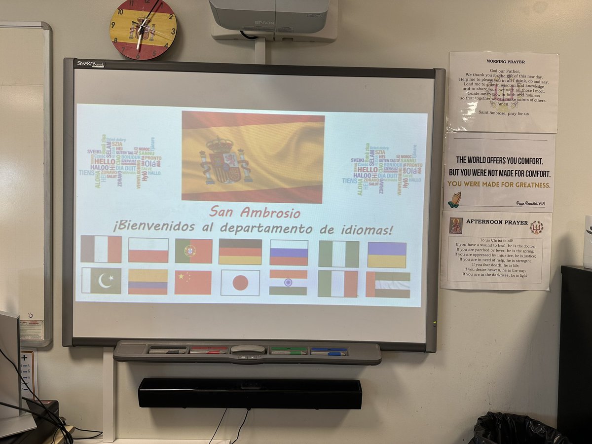 It was great to meet our future S1s and their families tonight at our P7 Information Night! Lots of budding linguists who impressed me with their existing knowledge of Spanish! Looking forward to the induction days next week! ¡Bienvenidos! 🇪🇸 <a href="/stambrosehigh/">St Ambrose High</a> #FAITH