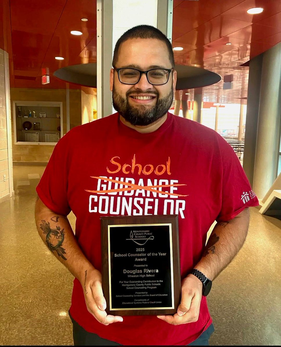 PODER (@podereducators) on Twitter photo Congratulations to our very own PODERoso <a href="/Mr_DRivera/">Doug Rivera</a> on being named the <a href="/MCPS/">MCPS</a> High School Counselor of the Year!!! We are so incredibly proud of him! Please make sure to congratulate him on this huge accomplishment. cc: <a href="/MCPSCounseling/">MCPS Counseling</a>. <a href="/ASCAtweets/">ASCA</a> check out his t-shirt. Congratulations to our very own PODERoso <a href="/Mr_DRivera/">Doug Rivera</a> on being named the <a href="/MCPS/">MCPS</a> High School Counselor of the Year!!! We are so incredibly proud of him! Please make sure to congratulate him on this huge accomplishment. cc: <a href="/MCPSCounseling/">MCPS Counseling</a>. <a href="/ASCAtweets/">ASCA</a> check out his t-shirt.