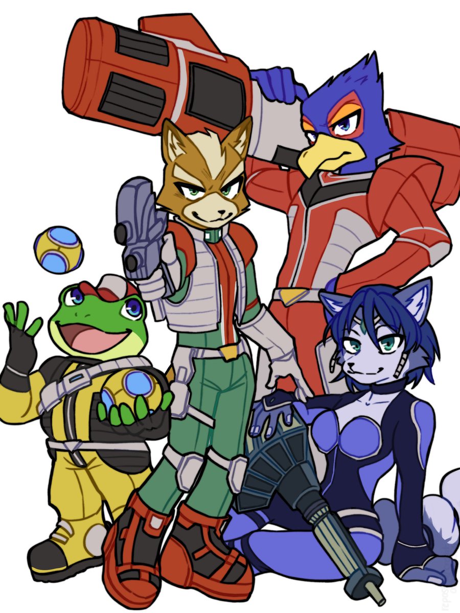 *sigh*……. I miss these guys so much 
#starfox
