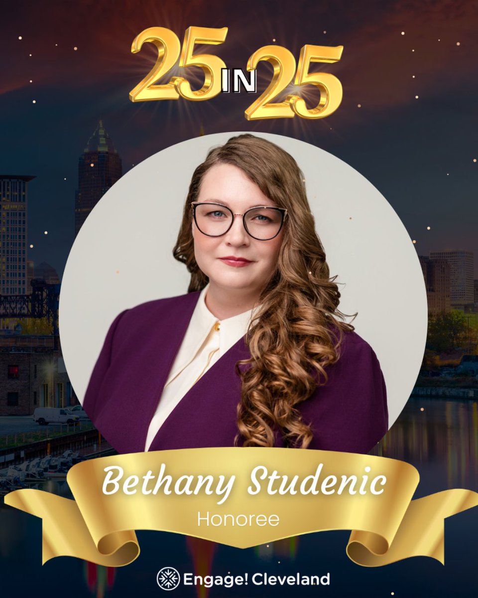 WorkEnlightened's tweet image. 🎉 Big congratulations to Bethany Studenic for being named one of Engage Cleveland&apos;s 25 Emerging Professionals You Need to Know in 2025!

@EngageCleveland 

#WomenLed #WorkEnlightened