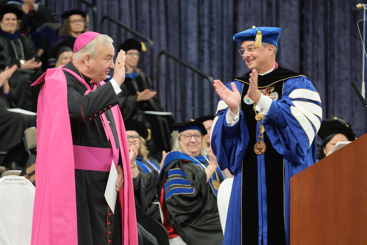 Rev. Daniel S. Hendrickson, SJ, PhD (@preshendrickson) on Twitter photo I so appreciate Archbishop the Most Reverend Michael McGovern providing the invocation for the <a href="/Creighton/">Creighton University</a> Class of 2025 at our Saturday commencement ceremonies. It was a notable and meaningful way to mark an already memorable day for our Bluejays. #JesuitEducated #CreightonGrad I so appreciate Archbishop the Most Reverend Michael McGovern providing the invocation for the <a href="/Creighton/">Creighton University</a> Class of 2025 at our Saturday commencement ceremonies. It was a notable and meaningful way to mark an already memorable day for our Bluejays. #JesuitEducated #CreightonGrad