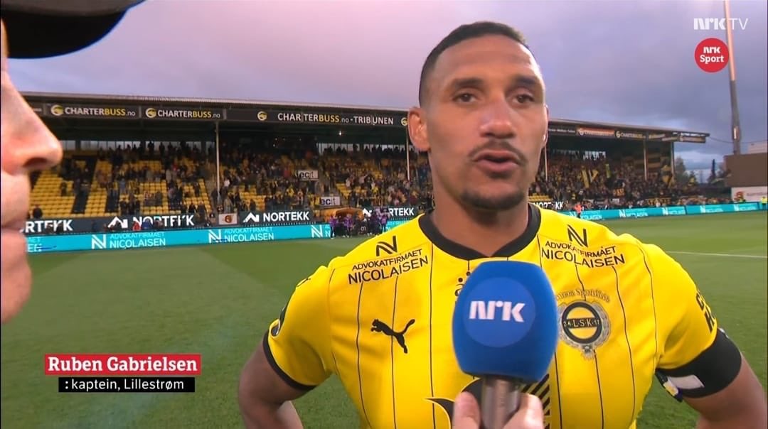 "Ja? Du kom inn halvveis,  Peter Werni, hva synes du om din egen innsats?"