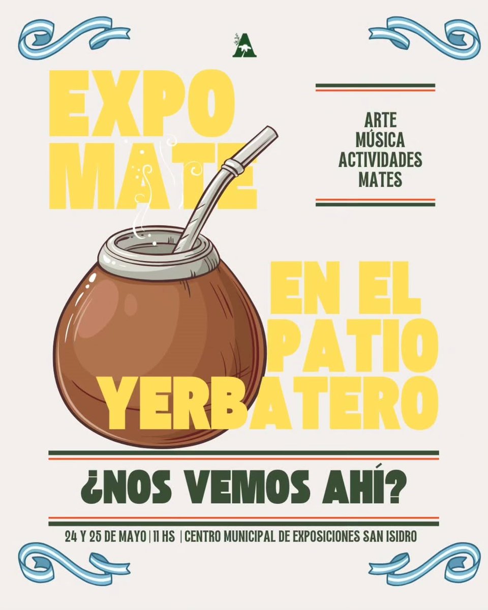 RutaYerbaMate's tweet photo. ✨ ¡Confirmado! #Arasy estará presente en la nueva edición de #ExpoMate2025 con nuestra yerba insignia #Kaiwá💚

Te esperamos el 24 y 25/5 en San Isidro para compartir nuestra pasión por la yerba y las tradiciones del litoral. Vamos con todo: productos, cultura y mucho corazón. https://t.co/2C9Em9nI2N