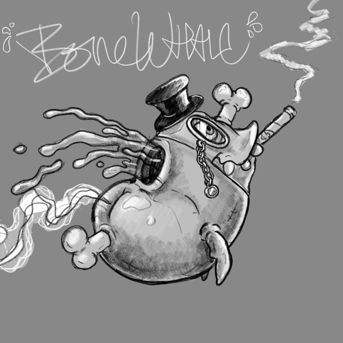 smashSketchum's tweet photo. Lil Cheeky Bonewhale sketch 🍖🐳
#drawing #fineart https://t.co/TAY1R8jHpZ